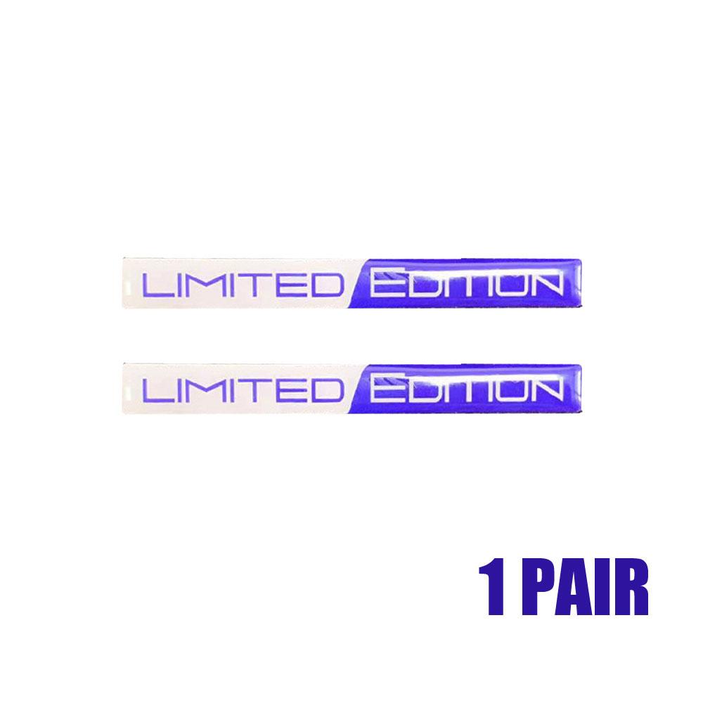 

1 пара 3D автомобильных наклеек, эмблема, ограниченная серия, стильный значок, наклейка, наклейка на авто дверь, бампер, багажник, боковой декор, аксессуары синий