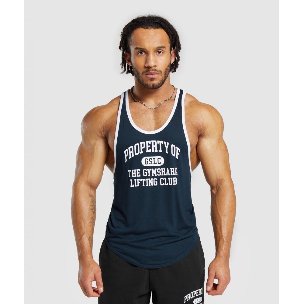 

GYMSHARK Собственность Stringer Navy A5A7M UB9P