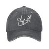 SZA Signatur Baseballkappe Vintage Used Gewaschen Snapback Hut Unisex Outdoor Aktivitäten Verstellbare Passform Kappen Hut