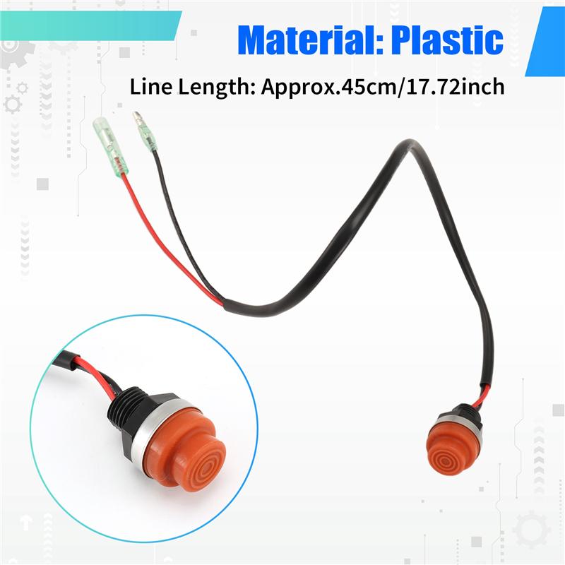 Universal Boat Outboard Engine Motor Start Kill Switch Keyless Push Button , Applicable To All For  Ships