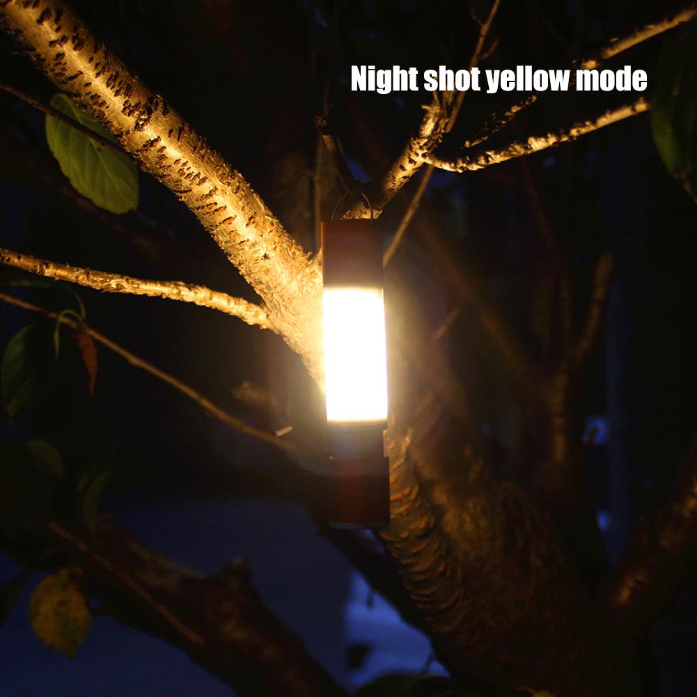 LED Telescopic Flashlight USB Rechargeable and Battery Powered Portable Lantern Flashlight for Camping Hiking Emergency Outage
