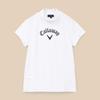Callaway Short Sleeve Mock Neck Shirt Moisture Quick UV Golf Underwear C24134209 Women's (Brand Logo, Wicking, Drying, Protection) / / 1030_White