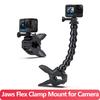 Jaws Fleksibel Klemmeholder Justerbar Svansehals Holder til GoPro Hero 13 12 11 10 9 8 7 6 SJCAM AKASO Insta360 DJI Osmo Action Kamera