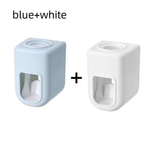 Automatic Wall Mount Toothpaste Dispenser Lazy Toothpaste Squeezer Waterproof Bathroom Toothbrush Holder Storage Accessory