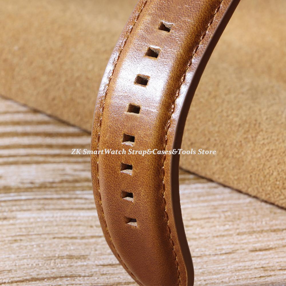 Genuine Leather Watchband Strap 18mm 20mm 22mm 24mm 26mm Quick Release Black Brown Wristband for DW Daniel Wellington Bracelets