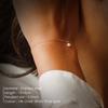 EManco Bracelet Gold Plated Cable Chain Single Pearl Charm Trendy Women Daily Party Fashion Jewelry Gift