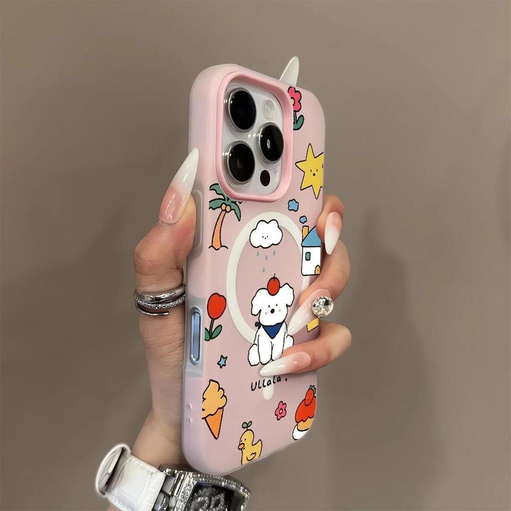Jelly Two-in-one Double-layer Mobile Phone Case for Apple Mobile Phone Case Non-yellowing Cartoon Trendy Fashion Mobile Phone Case