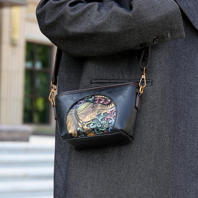 Soft Leather Mom'S Small Clutch Bag Women'S 2025 New Fashion Korean Edition Simple One Shoulder Bag Ladies Crossbody Handbag