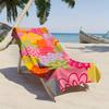 Colorful cartoon cloud pattern polyester microfiber beach towel is highly absorbent, suitable for swimming and beach outings