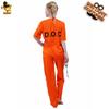 Halloween Party Clothes Prisoner Uniform Seduction Prison Uniform Stage Costume Cosplay Clothes Cosplay
