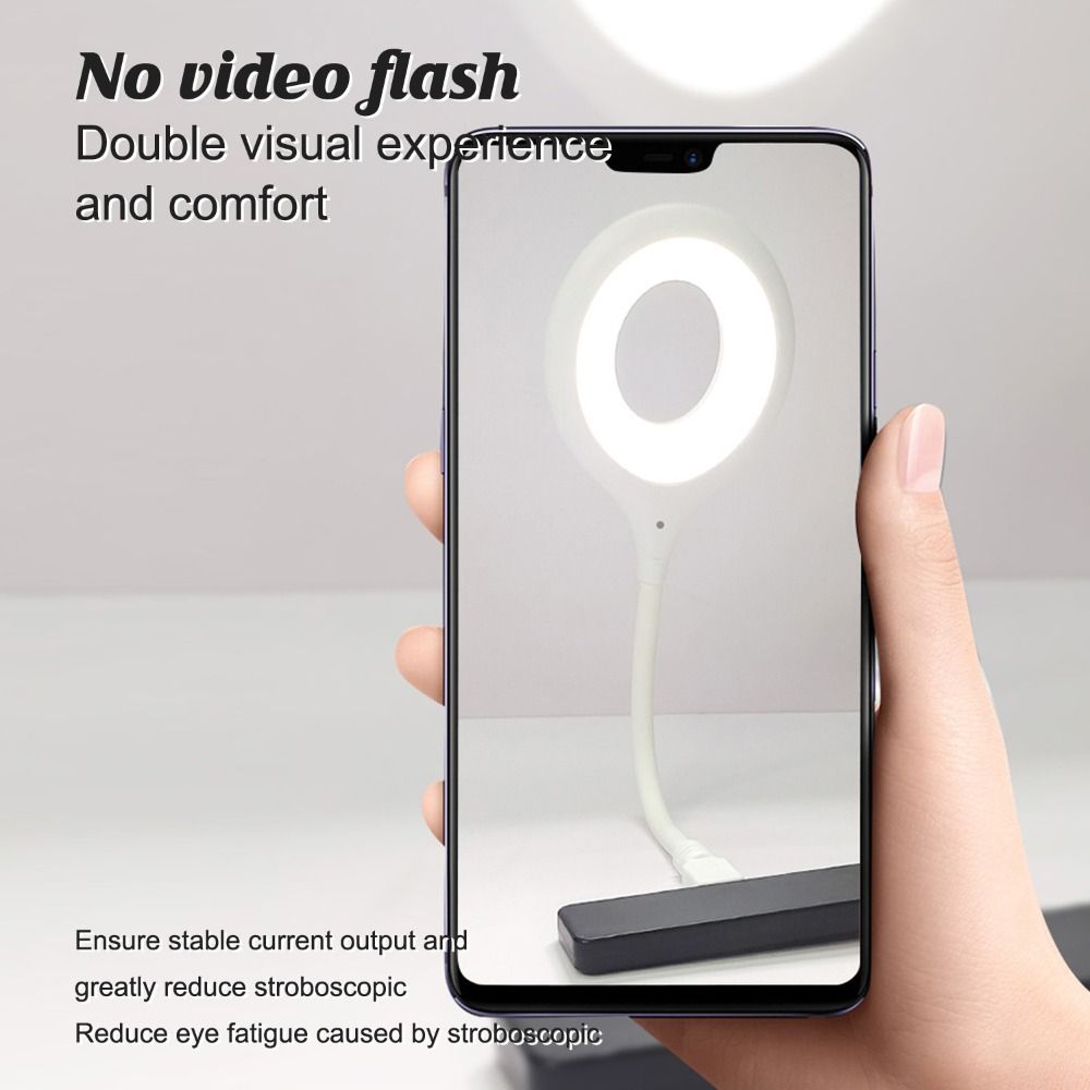 Energy-Saving Sound Sensor  Lamp Direct Plug USB Smart  Voice Light  Table Reading Lamp