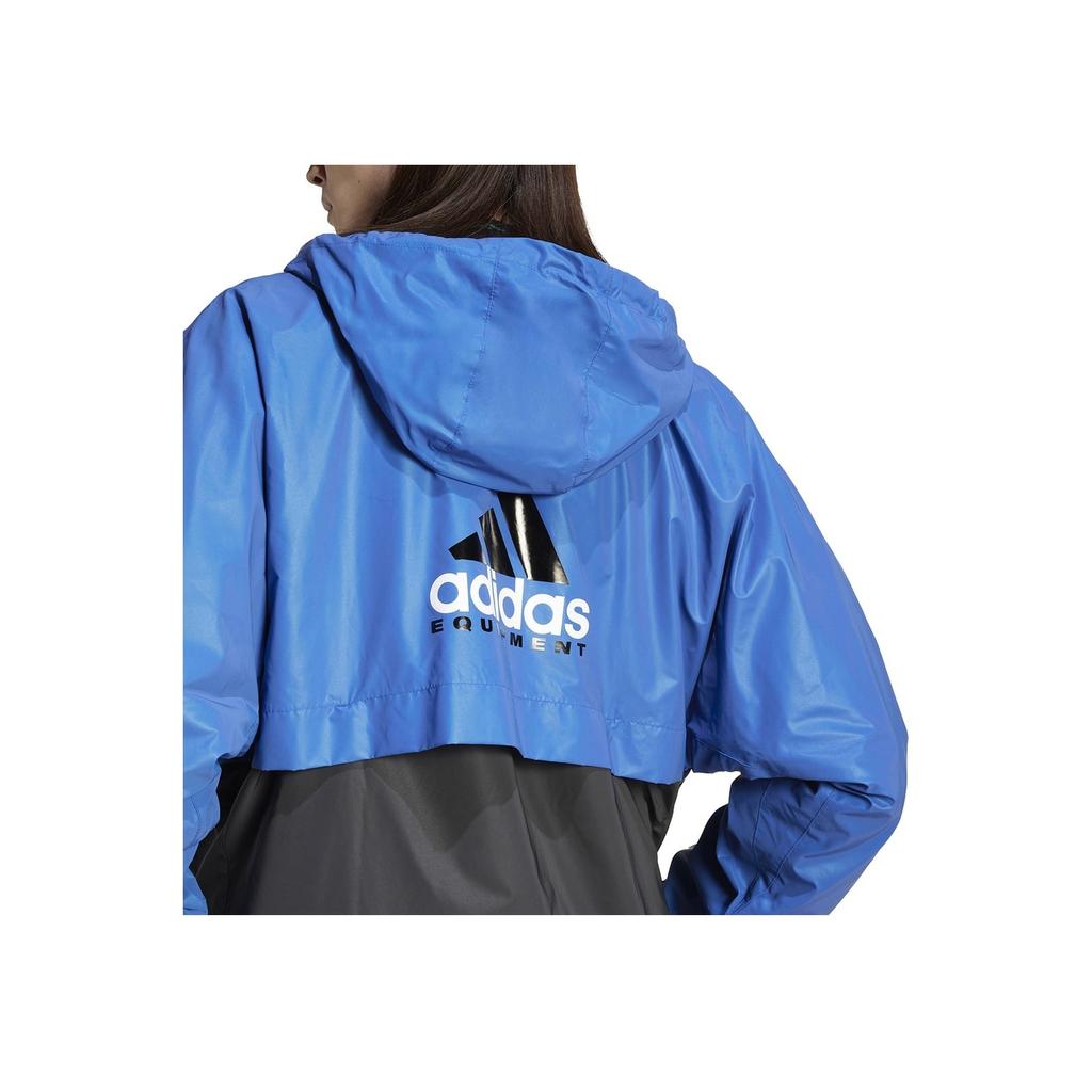 adidas Windbreaker EQT Retro Reflective Series Sports Hooded American Fashion Long Sleeve Jacket Men Jacket Blue JC8230