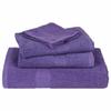 VidaXL Serviettes de toilette 4 pièces FROGN Violet 30 x 30 cm 100 % coton 136873