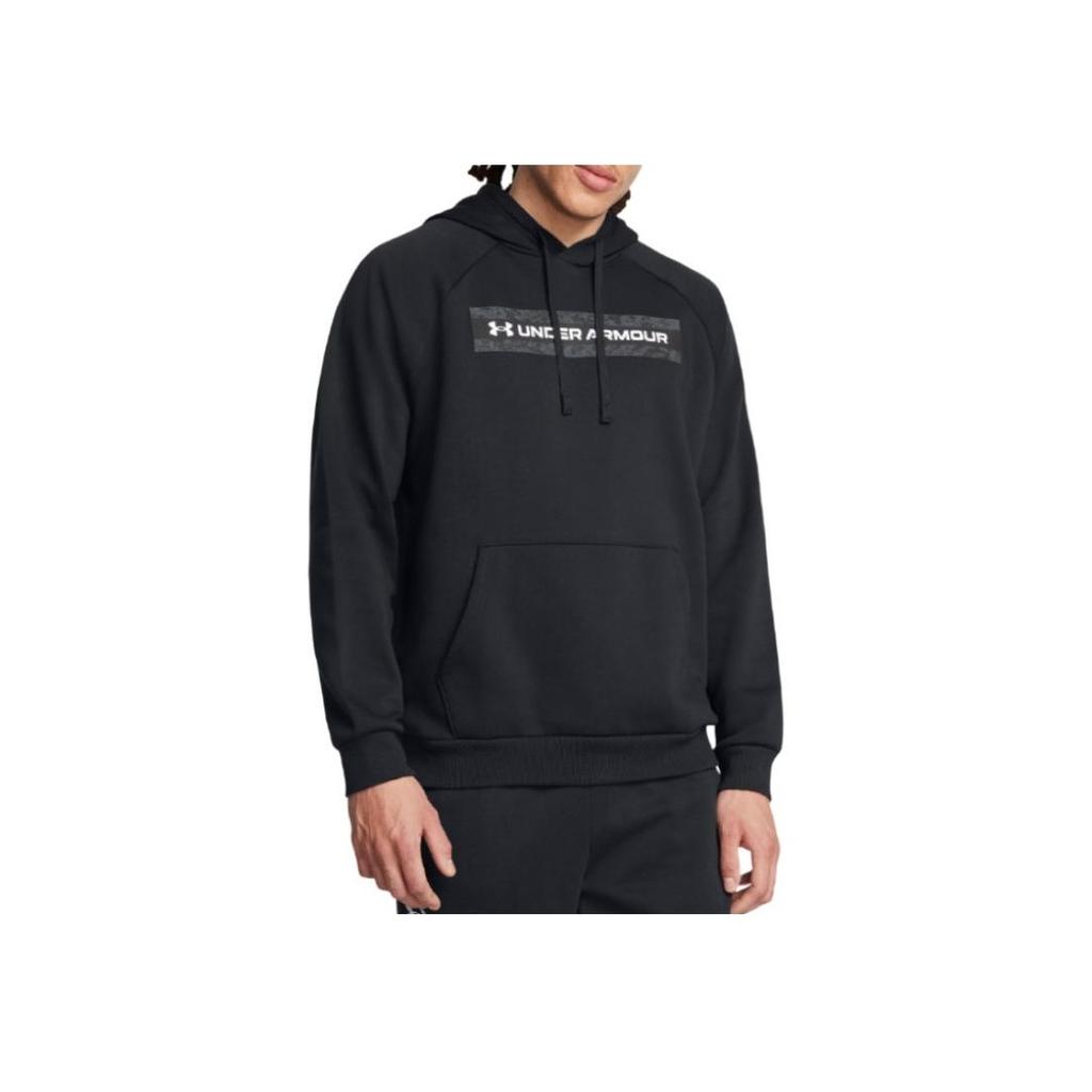 Under Armour Rival Fleece Hoodie Men Hoodies Black 1386595-001