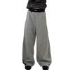 Autumn 2025 Girls' Straight-Leg Sports Pants - Early Season Wide-Leg Trousers for Kids