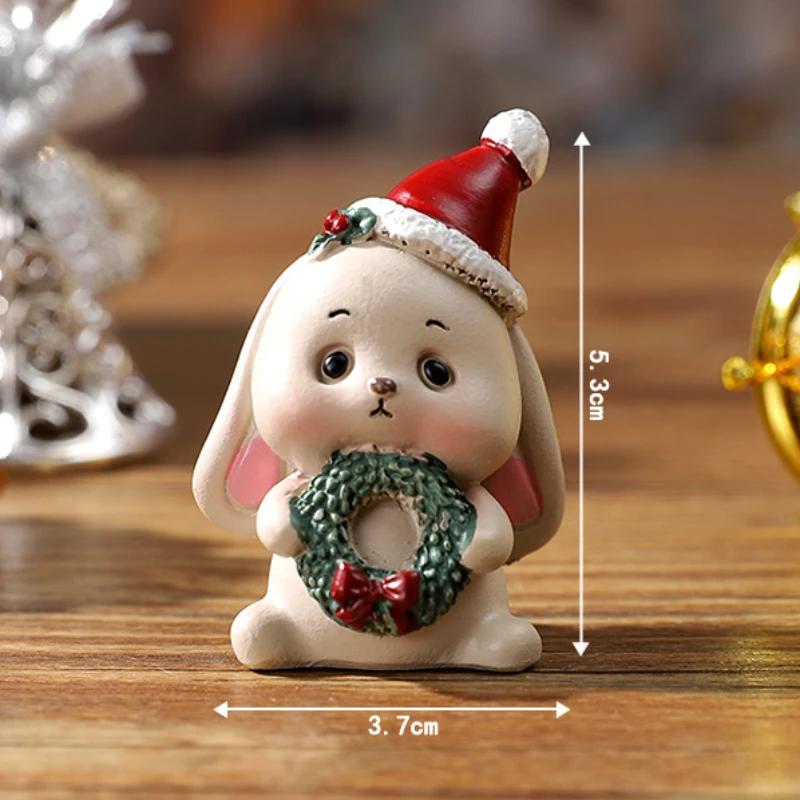 

Cute Santa Claus Christmas Ornaments Christmas Tree Decorations Cartoon Animal Christmas Supplies Desktop Decorations for Kids