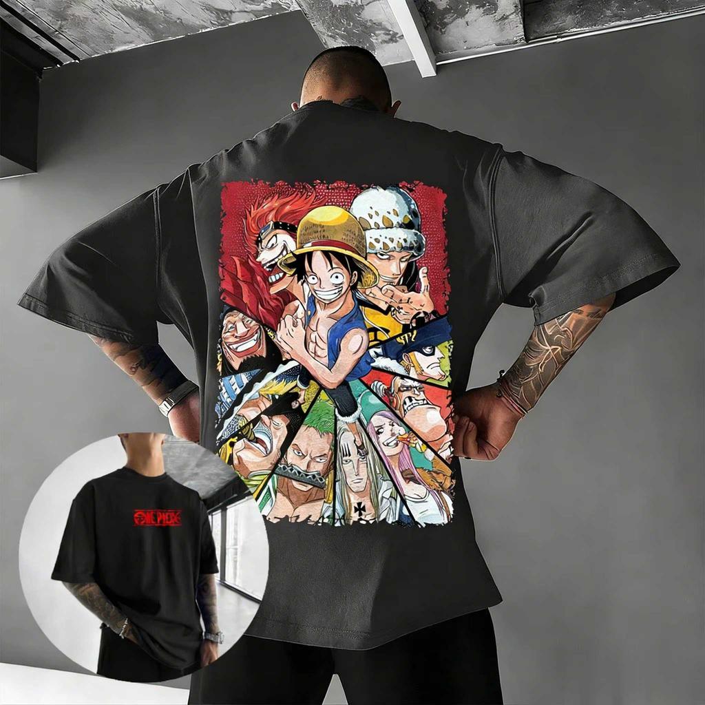 2026 Summer One Piece Luffy Cartoon Anime Graphic T‑Shirt Unisex Kawaii Cosplay Y2K Casual Top Women And Men T-shirt