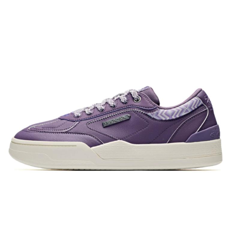 Baskets Homme ANTA MOUNTAIN Chaussures de Skateboard Homme Basse Gris Ding Violet 39 gray