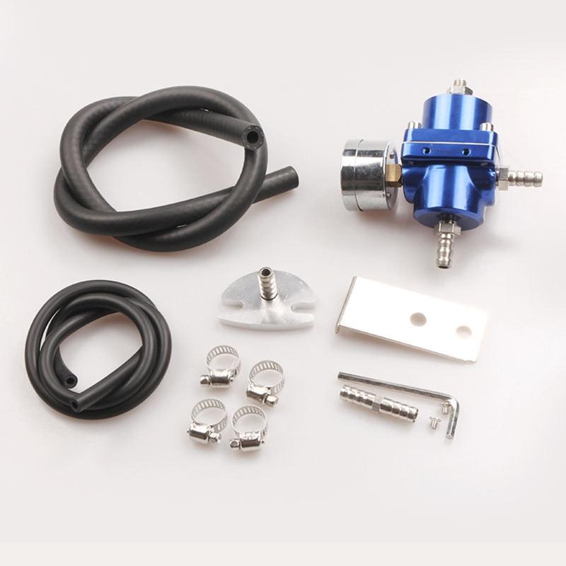 Adjustable Racing Fuel Pressure Regulator With Gauge Fuel Supercharger