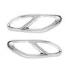 2Pcs Car Exhaust Tip Muffler Pipe Cover Rear Diffuser Cover Glossy For Mercedes Benz A/C/E/B/GLC/CLA/CLS Class Car Accessories