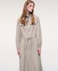 ETMON Wind String Long Dress, Taupe Beige