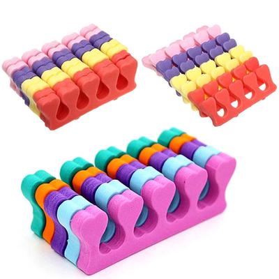 10pcs Soft Sponge Toe Finger Separators Set Finger Nail Art Pedicure Manicure Tool