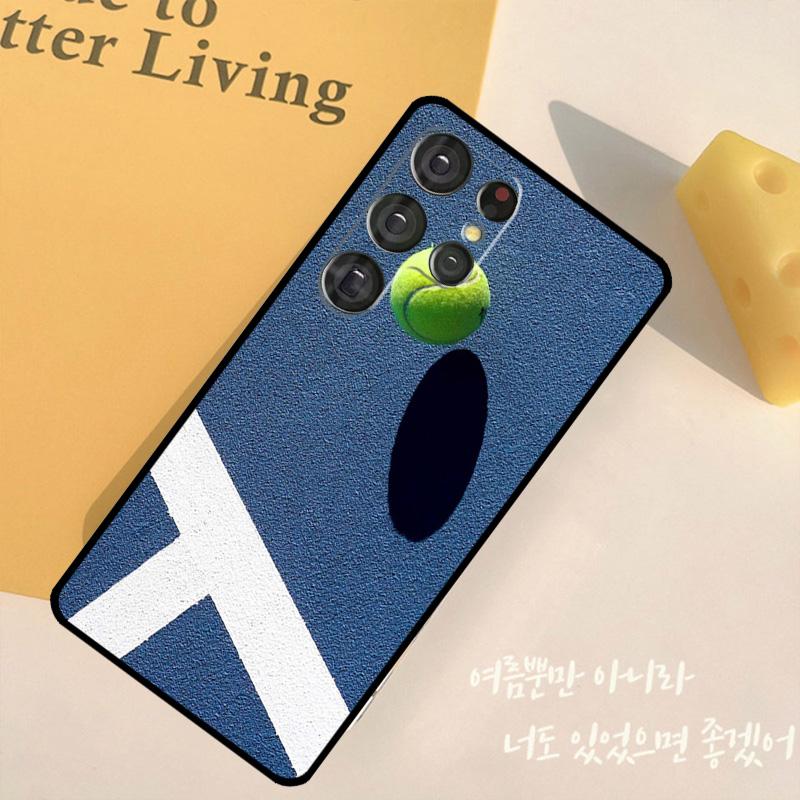 Tennis Tennis Racket Phone Case For Samsung Galaxy S25 Ultra S9 S10 S20 S22 S21 FE S23 S24 Plus Back Cover Shell