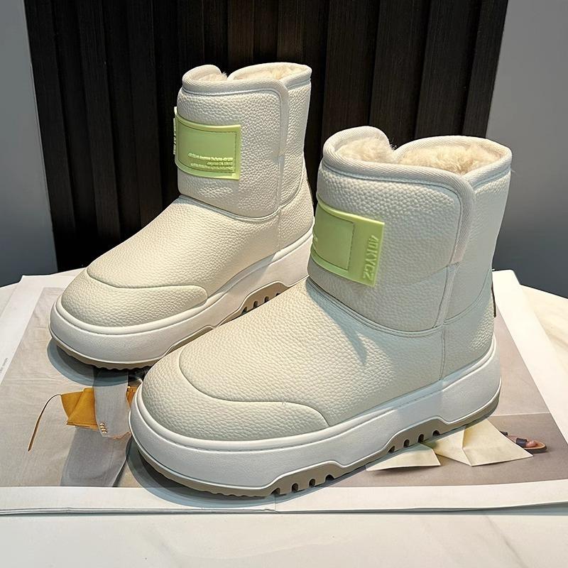 Bread snow boots children winter thick-soled velvet thickened warm short cotton shoes women