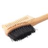 Yousheng Dual Edge Comb Wide Application Ergonomic Mini Bamboo and Wood Eyebrow Brush for Beauty