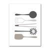Life Minimalist Poster Picture For Kitchen Home Deco Nordic Wall Art Canvas Print Black And White Cartoon Painting Pop Tableware