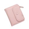 Fashion PU Leather Short Wallet Multi-Cards Lightweight Zipper Coin Purse Large Capacity Cute Card Bag Wallet