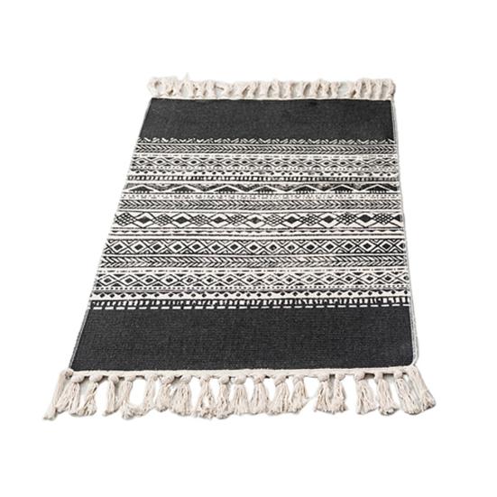 

Нескользящий коврик из хлопка и льна с кисточками для двери, дивана, напольный ковер, гобелен, декор 2#