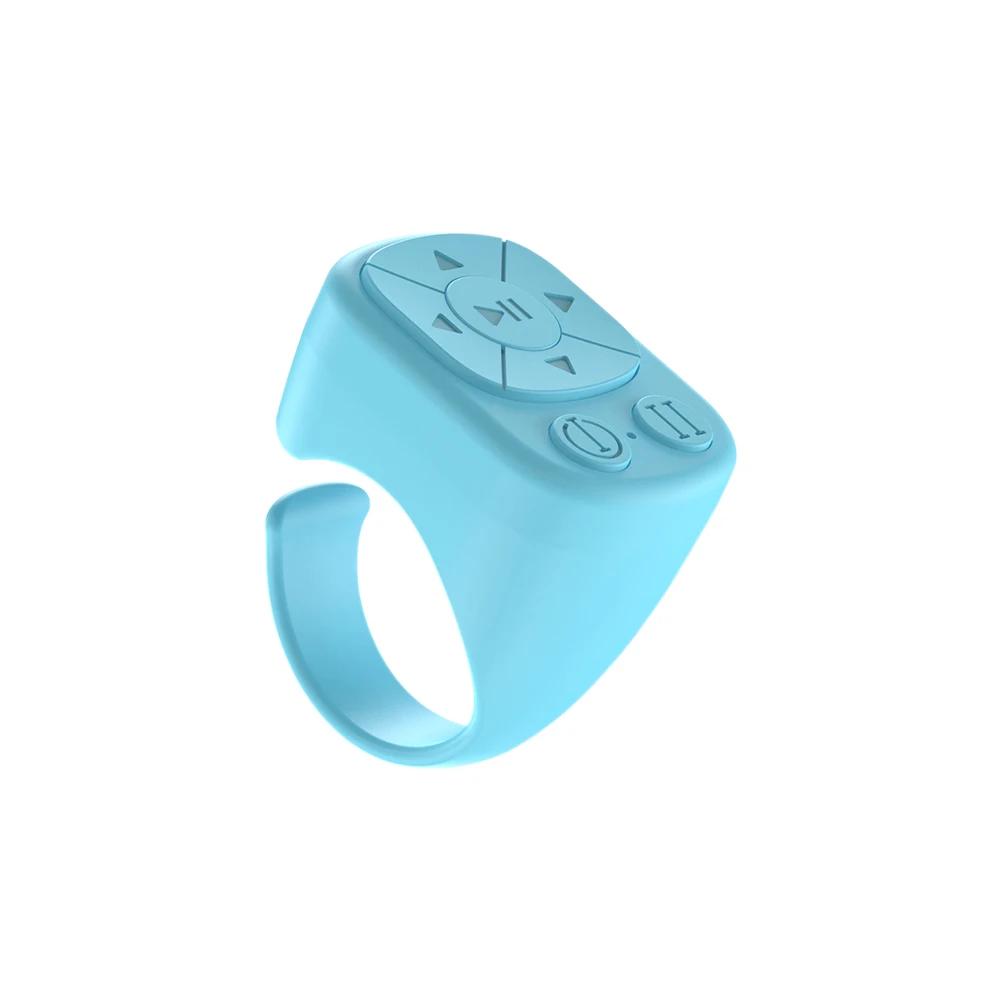 Bague de défilement Télécommande sans fil à obturateur de doigt Tourne-page Contrôleur de téléphone portable Compatible Bluetooth Pour maison voyage voiture