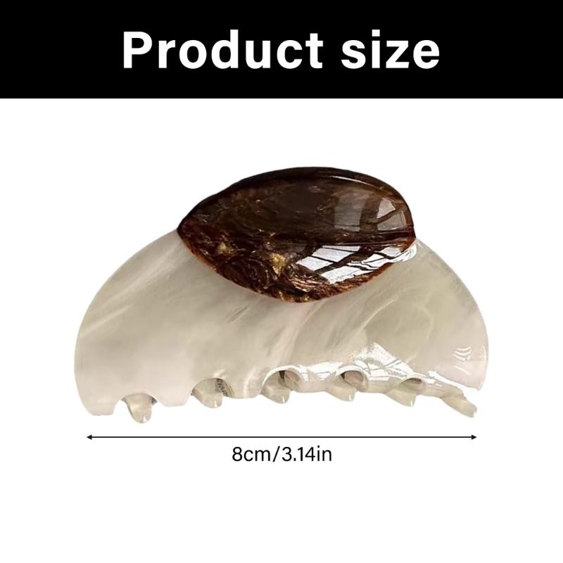 Sophisticated Acetate Hair Claw Clip French Styles Hair Ornament For Women Fashion Barrettes Costume Hair Styling