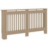 Cache-radiateur en MDF 152x19x81 cm - VIDAXL - Brun - Design moderne à lattes