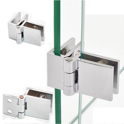Bathroom Furniture Cupboard 90 180 Degree Door Hinge Glass Clamp Cabinet  Hinge Bilateral Clip