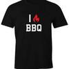 Herren T Shirt I Love Bbq Barbeque Grillen Fun Moonworks Vintage Streetwear Slightly Homme Unisex Versatile