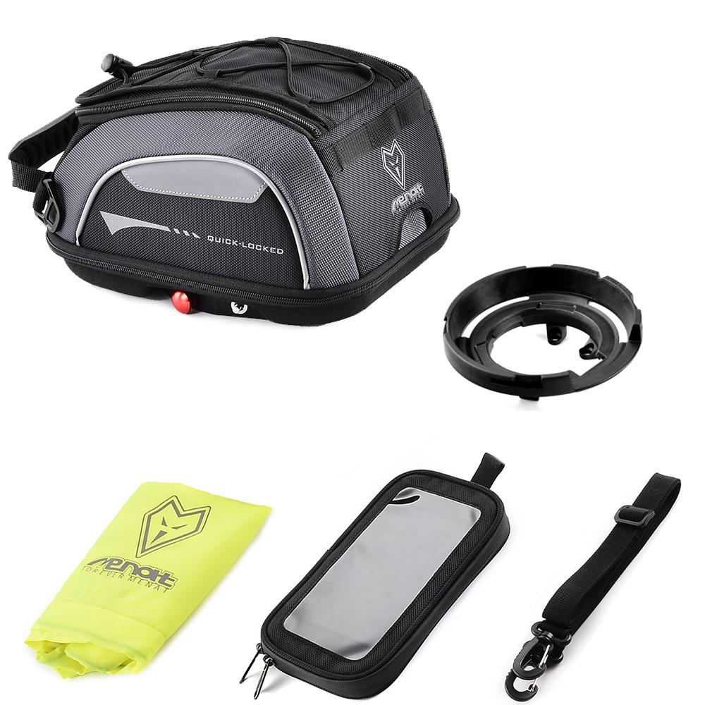

Tank Bag for BMW R NineT Sport Urban G/S Racer Scrambler Rotation Locked Anti Theft Fuel Luggage Carrie Top Case Waterproof чёрный