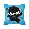 Ninja Kidz Square Pillowcase Cushion Cover Comfort Pillow Case Throw Pillow Cover for Home Sofa Living Room