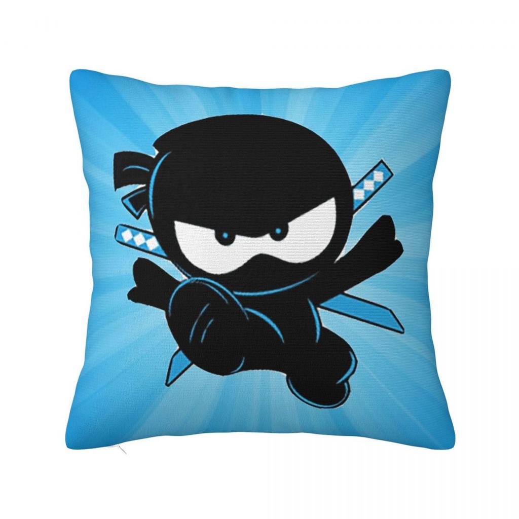 Ninja Kidz Square Pillowcase Cushion Cover Comfort Pillow Case Throw Pillow Cover for Home Sofa Living Room