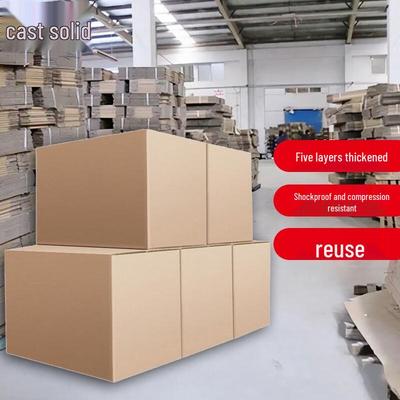 Heavy-Duty 5-Layer Cardboard Moving & Packing Boxes