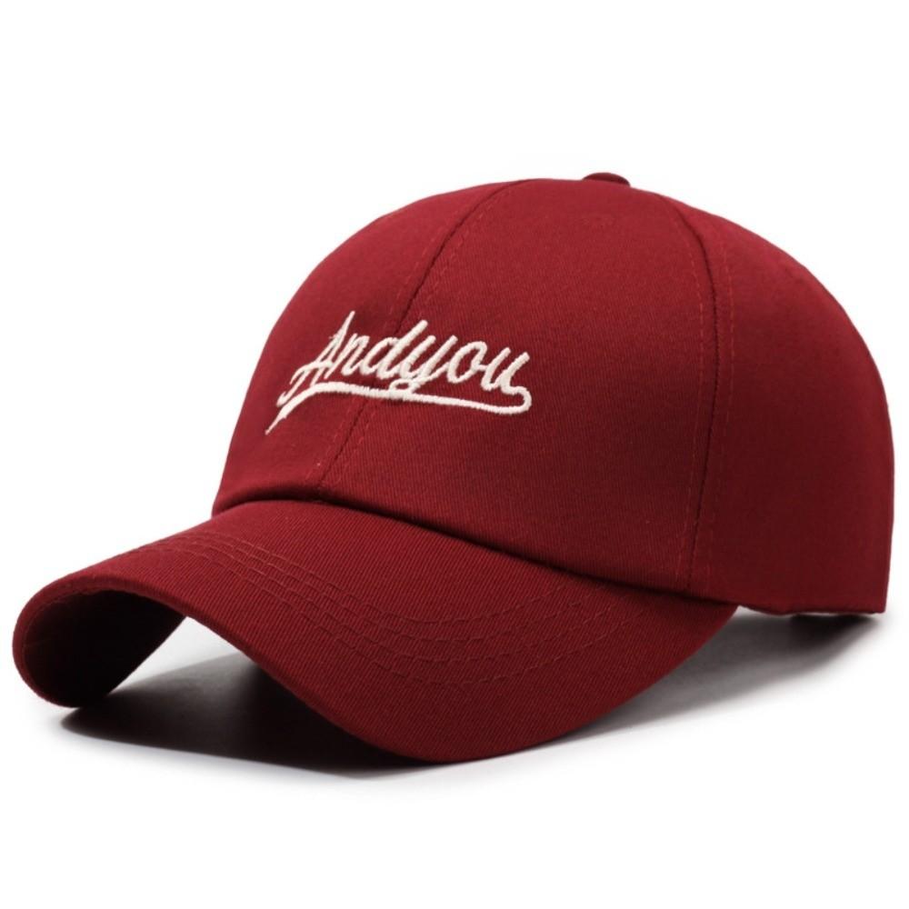 Solid Color Baseball Cap Adjustable Sun Cap UV Protection Sunscreen Hat for Running