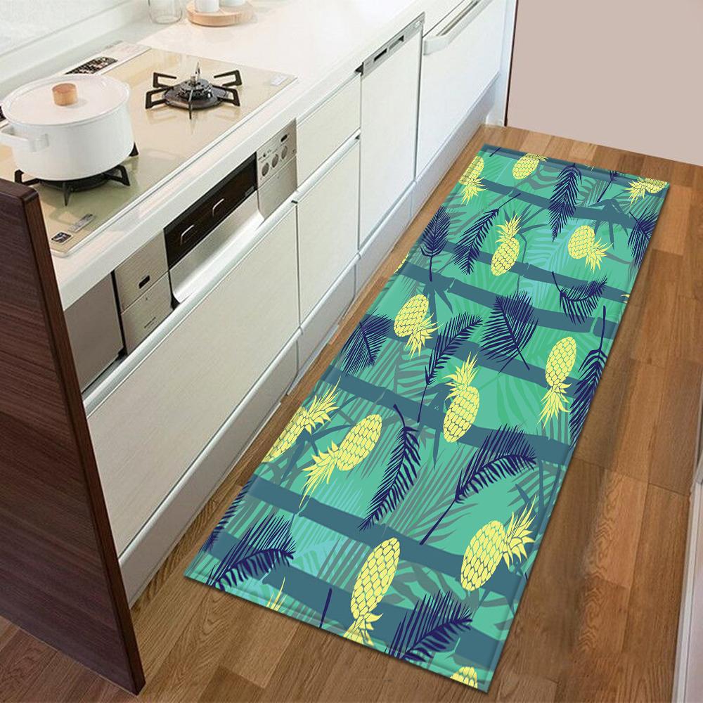 Kitchen floor mat entrance door mat bedroom long carpet corridor bathroom non-slip floor children's carpet