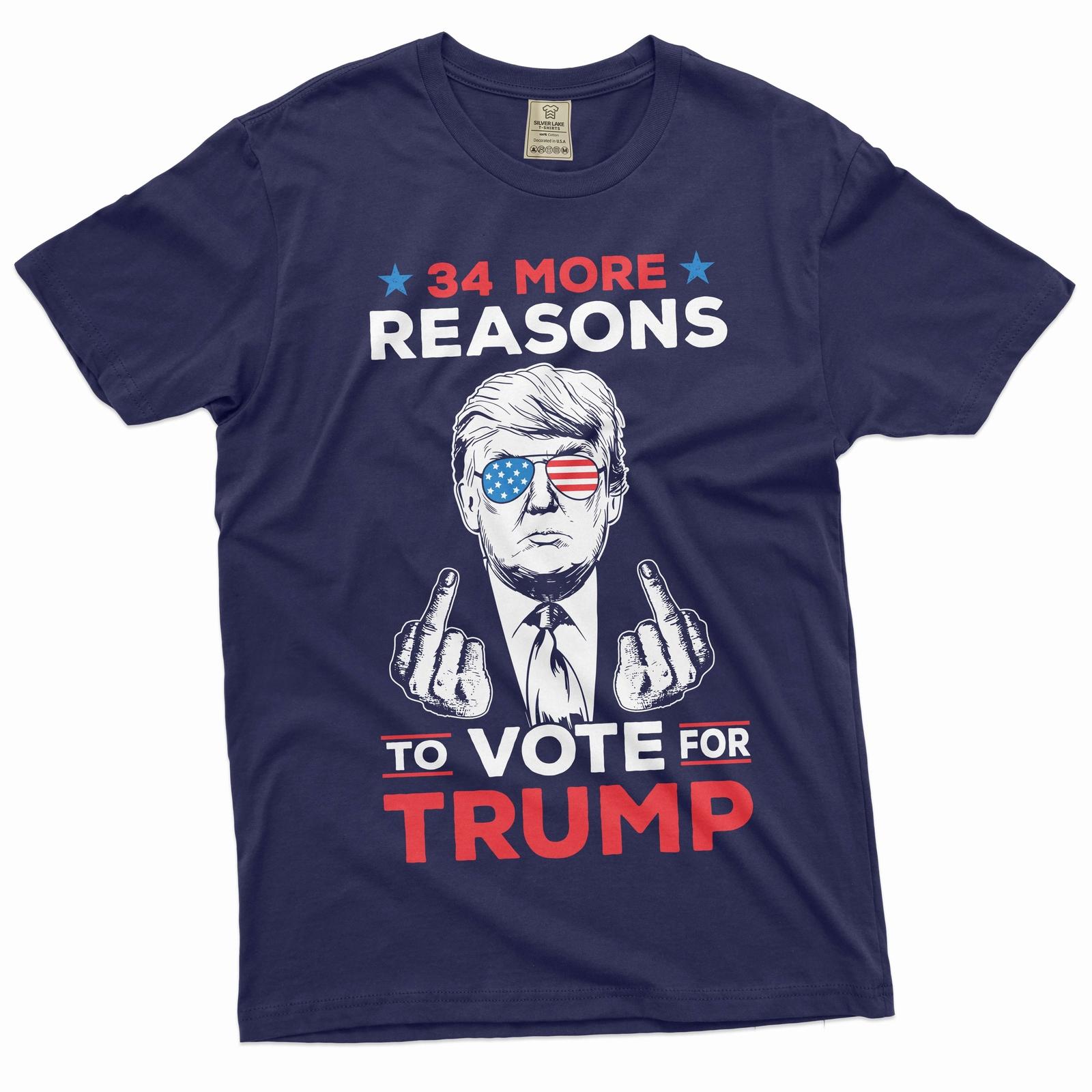 vote for trump shirt mens political tee 2024 election shirt donald trump tee XL