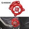 NiceCNC Engine Oil Filter Cover Cap For Honda CRF300L/ Rally 2021-2022 CRF250L 2013-2021 CRF250L Rally 2017-2021 2018 2019 2020