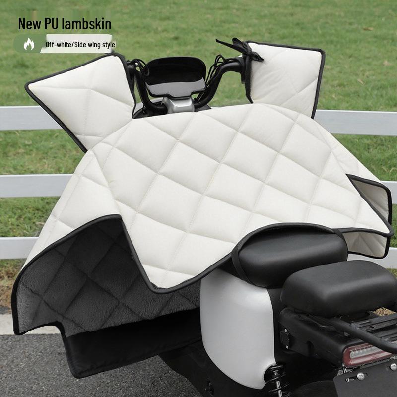 

Plush Cotton Thickened Waterproof Windshield for Autumn & Winter One-piece