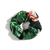 Leopard Print Hair Band Bohemian Large Intestine Band Small Fresh Commuter Rubber Band Flower Print Head Band Head Rope