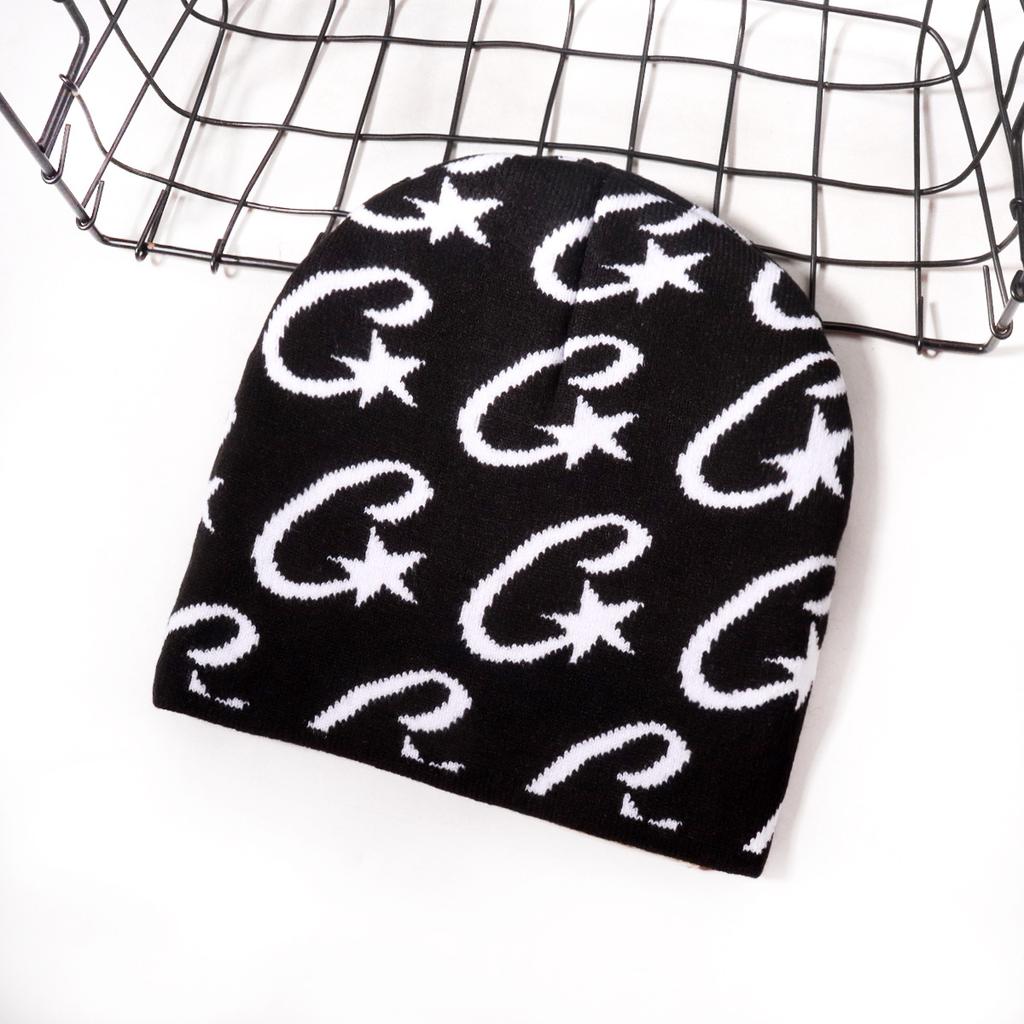 Star Knitted Hat y2k Style Winter Warm Hat for Girls, Available in Multiple Colors, Unclimbed Knitted Hat