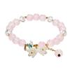Elegant Crystal Butterfly Beaded Bracelet