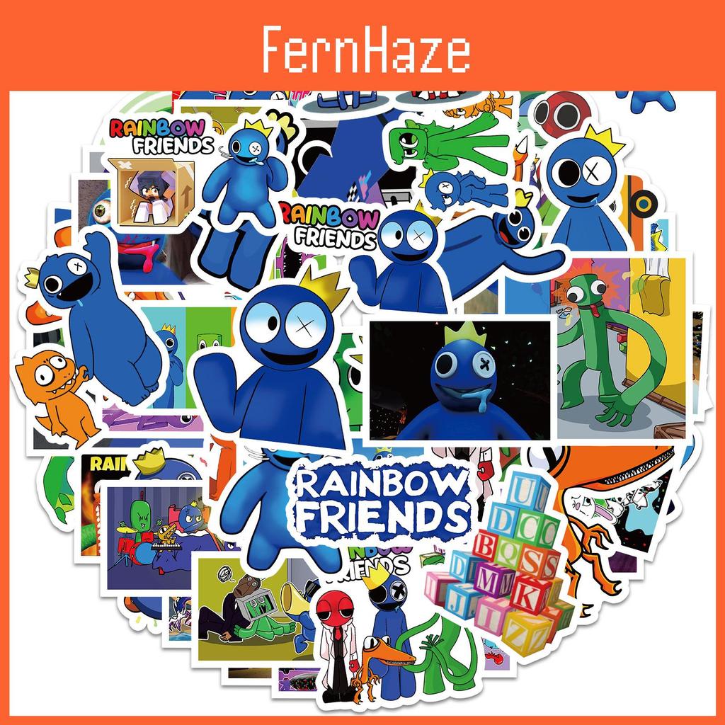 PVC Materiál Roblox Rainbow Friends Samolepky Vodotěsné A Odnímatelné